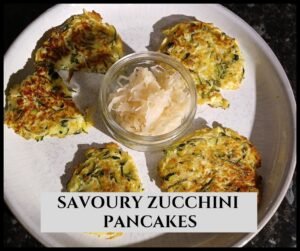 Savoury zucchini pancakes